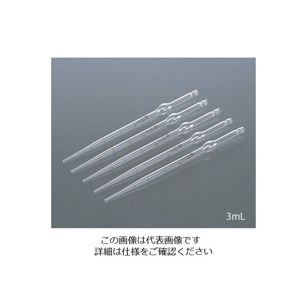 アズワン 駒込ピペット(見やすい印刷目盛・硬質ガラス製) 10mL 10本入 6-275-05 1箱(10本)（直送品）