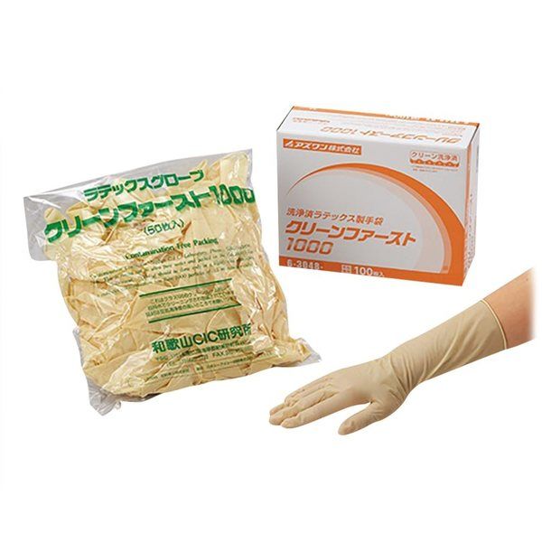 アズワン クリーンファースト 1000 クリーンパック・γ線滅菌済 M 100枚入 6-3048-32 1箱(100枚)（直送品）