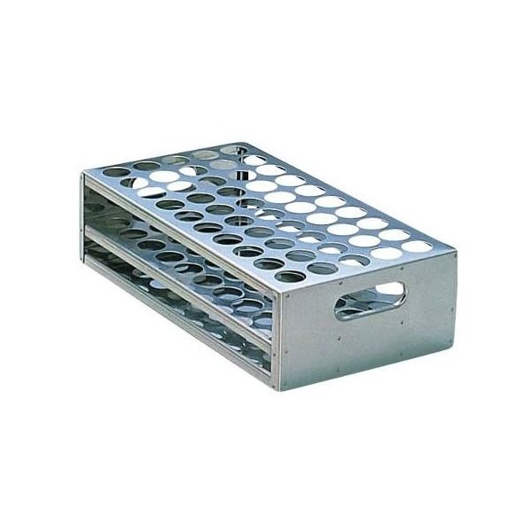清水アキラ ステンレス打抜型試験管台 φ13.5×50本 6-314-04 1個（直送品）