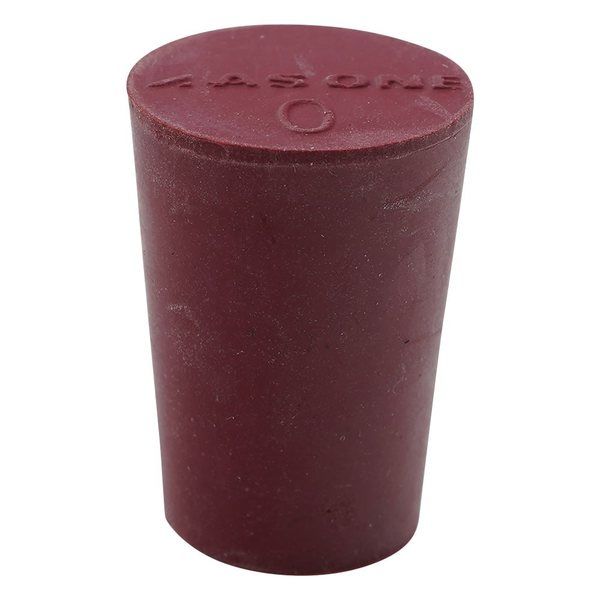 アズワン 赤ゴム栓 1個入 0ゴウ 1個 6-337-21（直送品）
