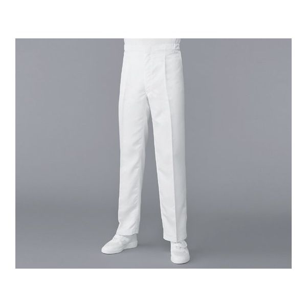 アズワン 無塵衣AS304A(男性用パンツ) ホワイト M AS304A 1着 6-7525-14（直送品）