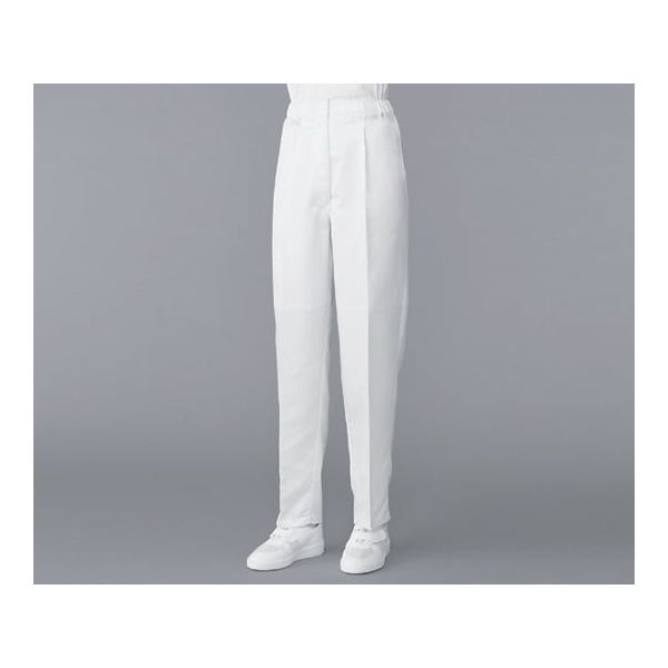 アズワン 無塵衣AS305B(女性用パンツ・腰裏付) ホワイト M AS305B 1着 6-7526-14（直送品）