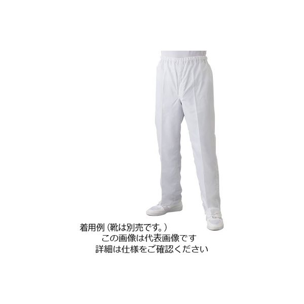 東洋リントフリー 無塵衣 パンツ・ホワイト FD300A-01 L 1着 6-7528-03（直送品）