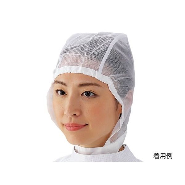 東洋リントフリー ヘアーネット JZ502C L 白 JZ502C-01 1枚 6-7557-01（直送品）