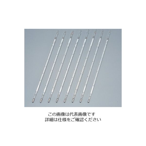 日本計量器工業 標準温度計（二重管） No.2 50～100℃ 成績書付 1本 6-7703-03（直送品）