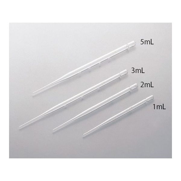 アズワン 目安ピペット 1mL 100本入 6-770-01 1箱(100本)（直送品）