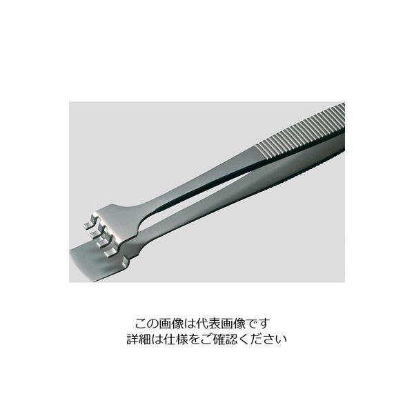 アズワン ＭＥＩＳＴＥＲピンセット ウェハー用 41LB6-SA 幅広 耐酸鋼