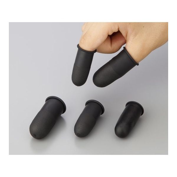 ハナキゴム 指サック導電性 導電ラッキー 50入 C-チュウ 1箱(50個) 7-057-02（直送品）