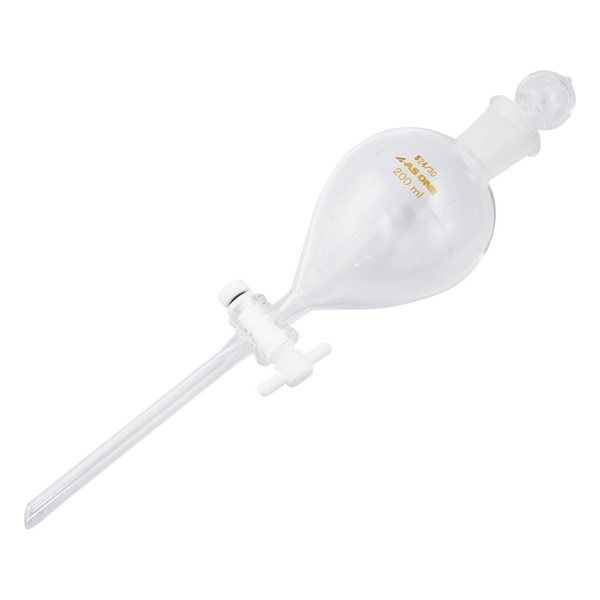 アズワン 丸型分液ロート テフロン(R)プラグ付 200mL 7-188-03 1個（直送品）
