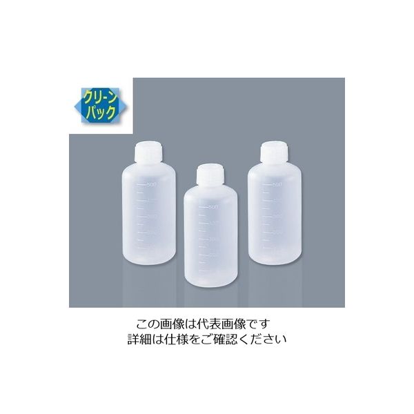 アズワン SCCアイボーイPE細口瓶500mL10本入 (純水洗浄処理済み) 7-2101-03 1箱(10個)（直送品）