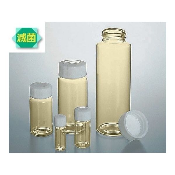 アズワン スクリュー管瓶(SCC)(γ線滅菌済) 110mL 1箱(10本×5袋入) No.8-ST 1箱(50個) 7-2110-40（直送品）