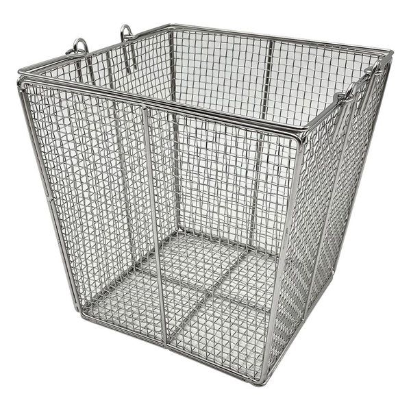 アズワン ステンレス角型洗浄カゴ(テーパ付き) 200角(160角)×200mm チュウ 1個 7-5332-04（直送品）