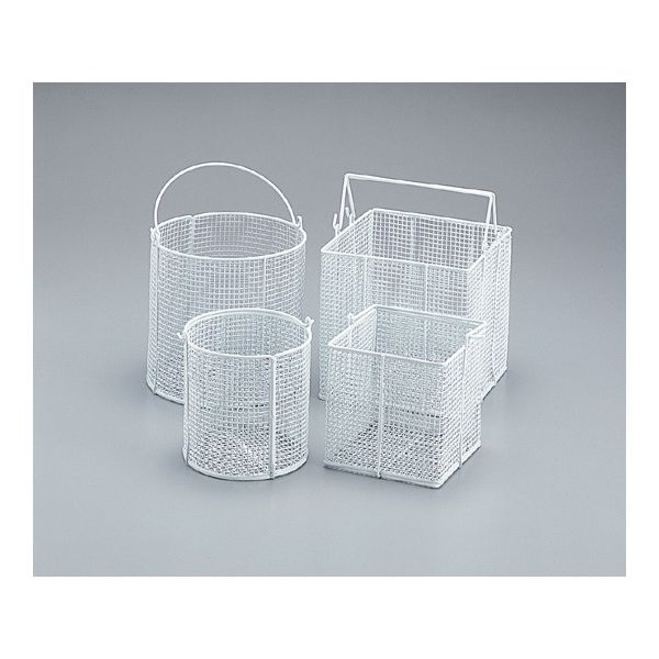 三和化研工業 洗浄カゴ(コーティングタイプ) 丸200 SC200 1個 7-5615-04（直送品）