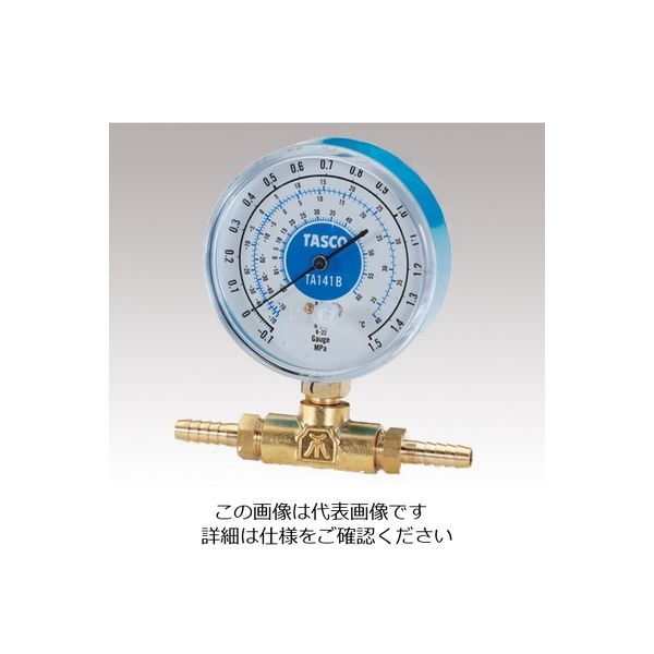 イチネンTASCO 圧力ゲージ 106F 1個 8-516-03（直送品）