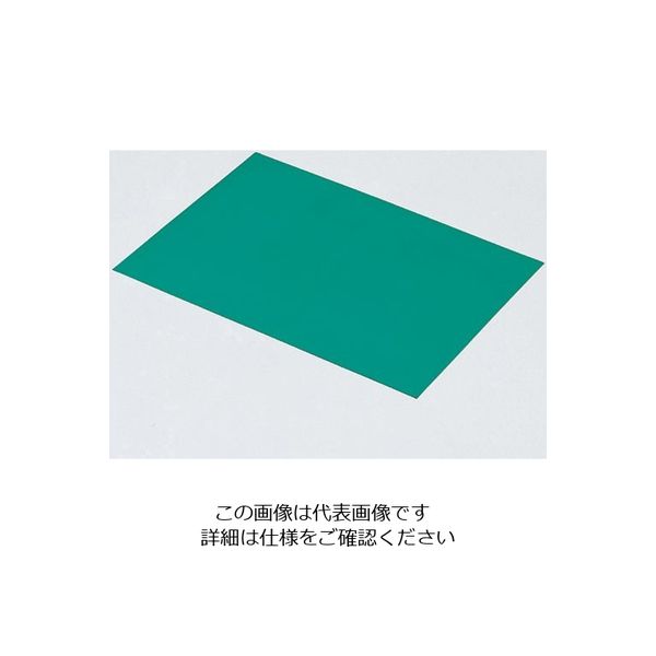 アズワン ゴムマット(スチレン・ブタジエンゴム) 緑 1m×5m×5t 2-9253