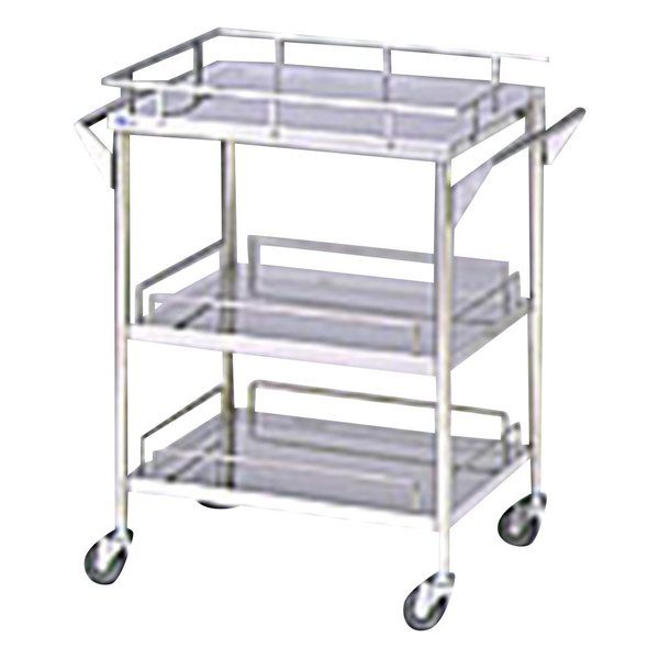 アズワン ステンレスパンチングワゴン SS-3P 1台 9-5043-02（直送品）