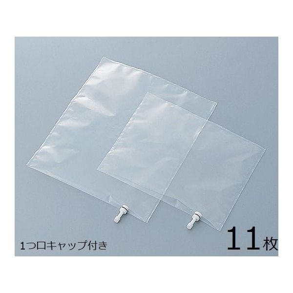 アズワン ラボラン(R)サンプリングバッグ(2フッ化) 1口キャップ 11枚 3L 1箱(11枚) 9-833-13（直送品）