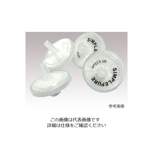 大阪ケミカル シリンジフィルター(親水性)PTFE φ25mm/φ0.45μm PTFE025045L 1箱(100個) 1-1377-04（直送品）