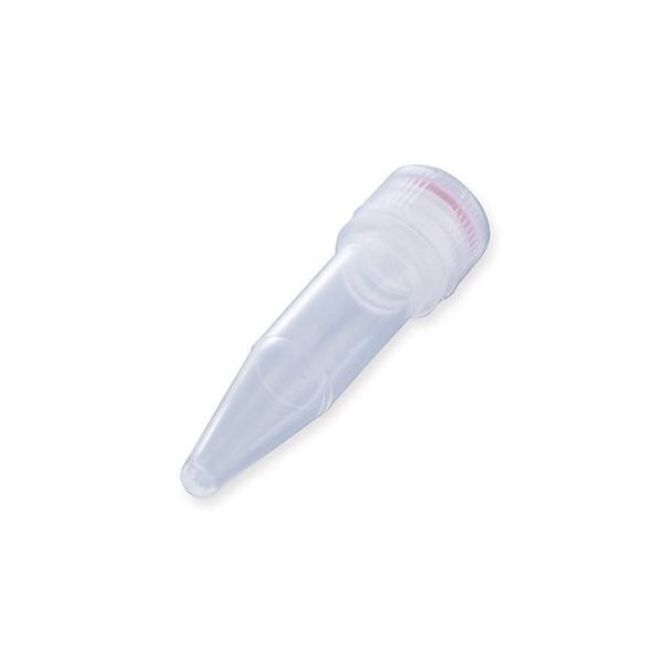 アズワン スクリューキャップ付遠沈管 丸底 目盛無し 1.5mL 1箱(50個×10袋入) T334-5S 1箱(500個)（直送品）