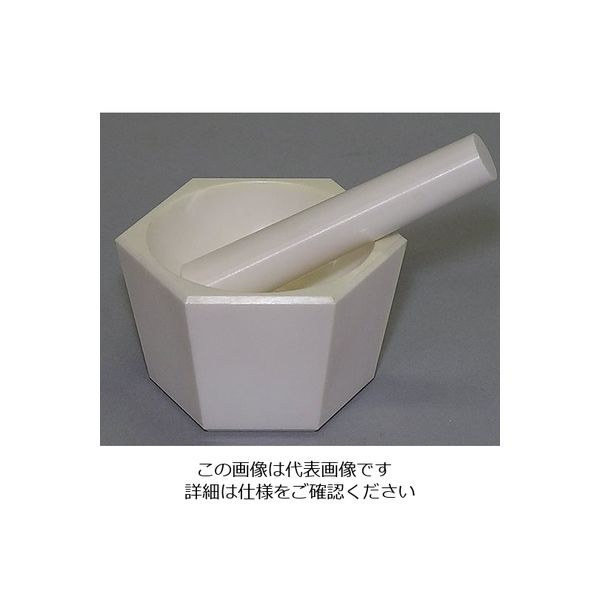 伊藤製作所 ジルコニア 乳鉢セット 乳棒付き ZEX-80 1セット 5-3468-02（直送品）