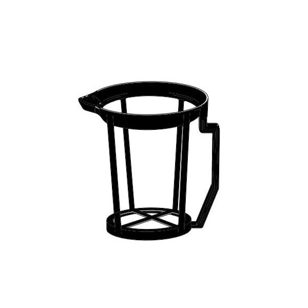 ヨトリヤマ ディスポ手付ビーカー2L用ホルダー10入 6-6607-07 1箱(10個)（直送品）