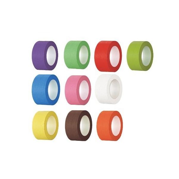 アズワン 補充用テープ 25mm×5m 10色セット 1セット(10巻入) 6-693-11 1セット（直送品）
