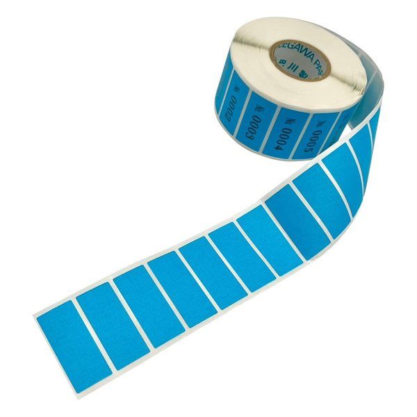 アイシス ナンバー連続ラベル 青 TNR7 1巻 6-699-05（直送品）