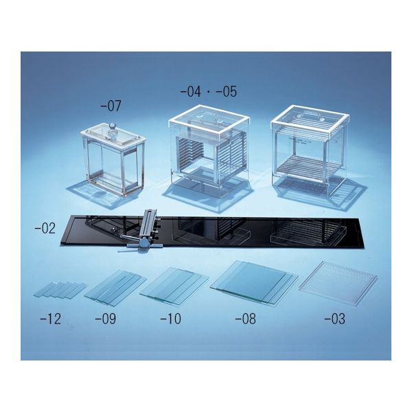 アズワン 吸着剤塗布用硝子板 100-2c 1箱(10枚) 2-282-10（直送品）