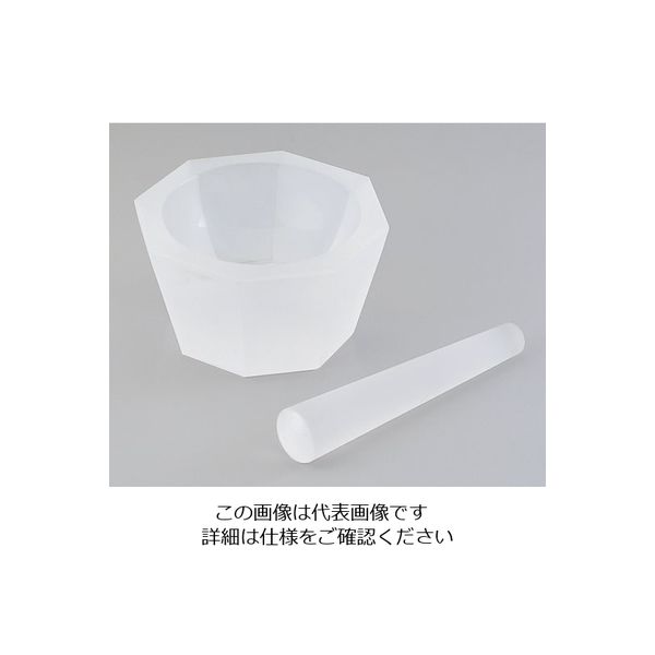 アズワン 石英ガラス製 乳鉢 φ80×φ100×35mm 乳棒付き 1-4221-05 1個（直送品）
