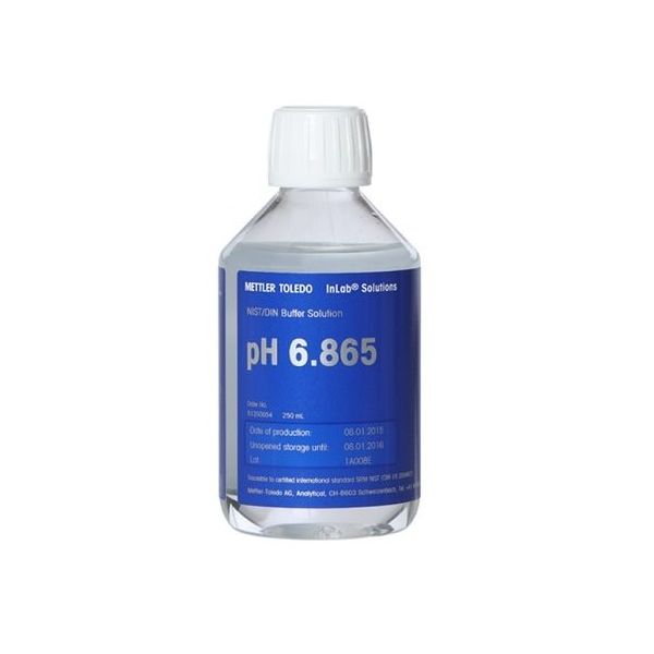 メトラー・トレド pHメータ用標準液 pH6.865 250mL 51350054 1本 1-5102-06（直送品）