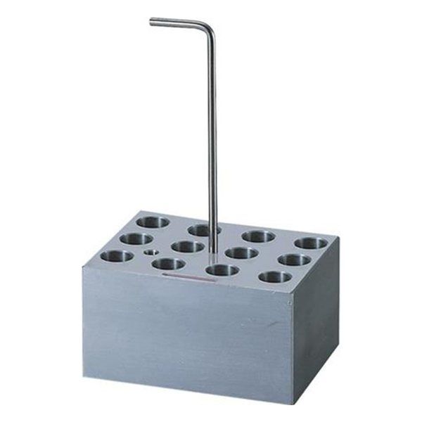 アズワン ホットドライバス用アルミブロック φ13mm試験管 12本用 No.6 1個 1-1189-06（直送品）