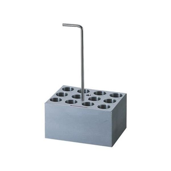 アズワン ホットドライバス用アルミブロック φ16.5mm試験管 12本用 No.7 1個 1-1189-07（直送品）