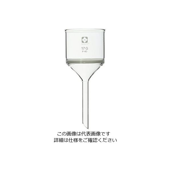 柴田科学 ガラスろ過器(円筒ロート形)140mL 16~40μm 17GP 1個 1-4384-05（直送品）