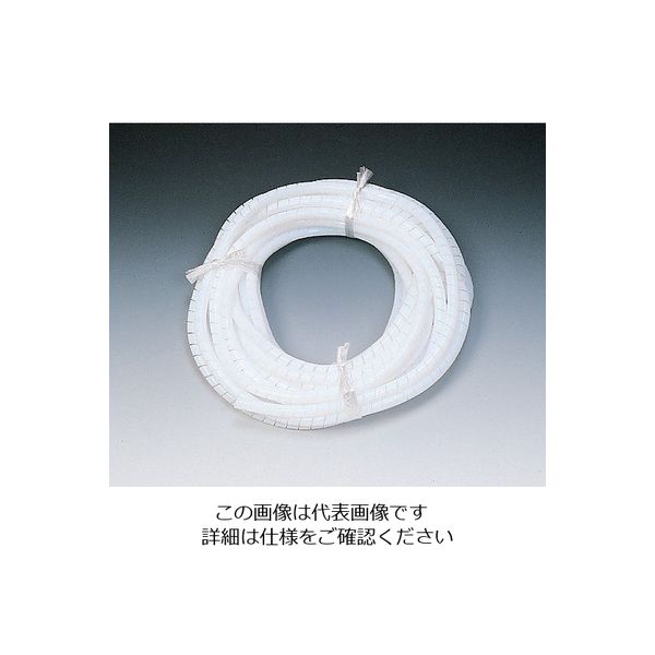 フロンケミカル フッ素樹脂(PTFE)スパイラルホース PTFEー16用 14×16 1巻(10m) PTFE-16 1巻 1-6435-06（直送品）