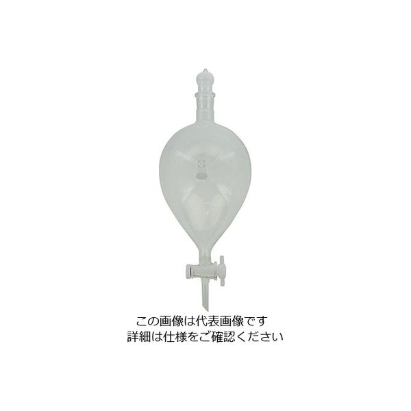 柴田科学 SPC分液スキーブ型ロート PTFEコック付 3000mL 031240-3000 1個 1-7797-08（直送品）