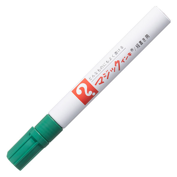 油性ペン マジックインキNo.500 細書き 緑 寺西化学工業 M500-T4