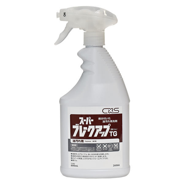 シーバイエス　スーパーブレークアップTG　600mL　1ケース（6本入）　26066　油汚れ用洗剤　（取寄品）