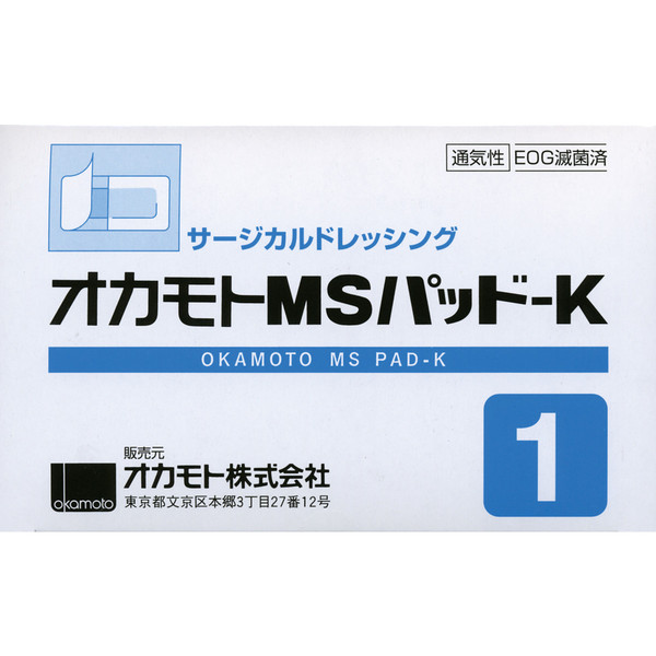 オカモト MSパットK 1 GN201（取寄品）