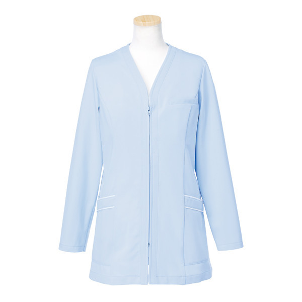 ヤギコーポレーション リゼルヴァ 医療白衣 ライトジャケット レディス R1745 ブルー S 1枚（取寄品）
