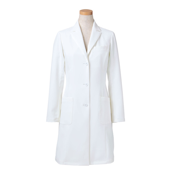ヤギコーポレーション リゼルヴァ 医療白衣 長袖ドクターコート レディス R2442 ホワイト 3L 1枚（取寄品）