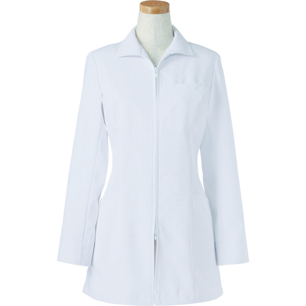ヤギコーポレーション リゼルヴァ 医療白衣 長袖ドクタージャケット レディス R2641 ホワイト M 1枚（取寄品）
