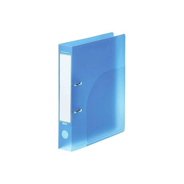ハピラ　カラバリ　レバー式アーチファイル5CM　ブルー　A4タテ　背幅50mm　1セット（3冊：1冊×3）