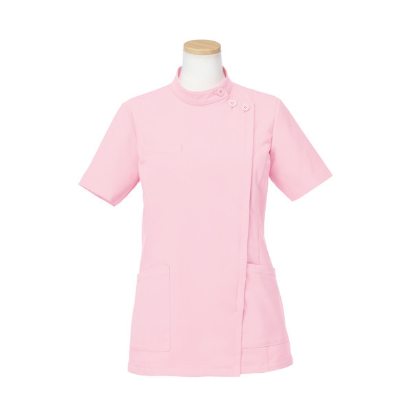 ヤギコーポレーション リゼルヴァ 医療白衣 半袖ケーシージャケット レディス R8746 ピンク M 1枚（取寄品）