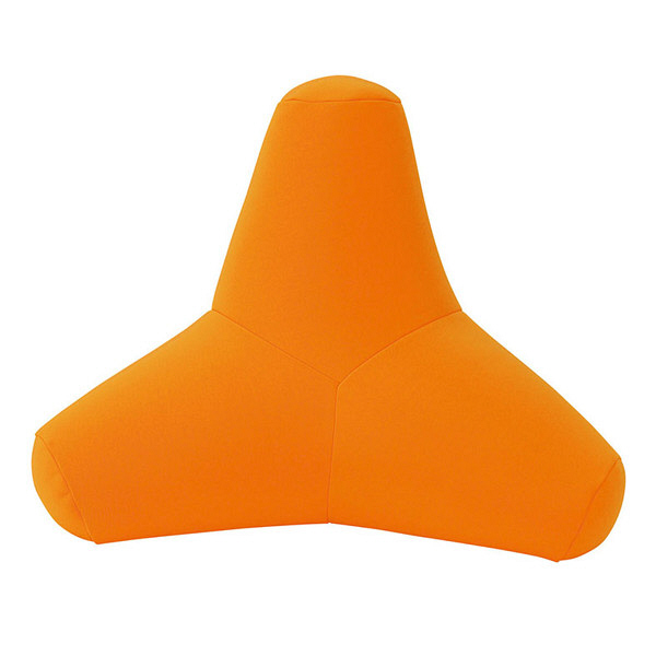 MOGU 頭と上半身を支えるクッション（カバー付）オレンジ 745153（取寄品）
