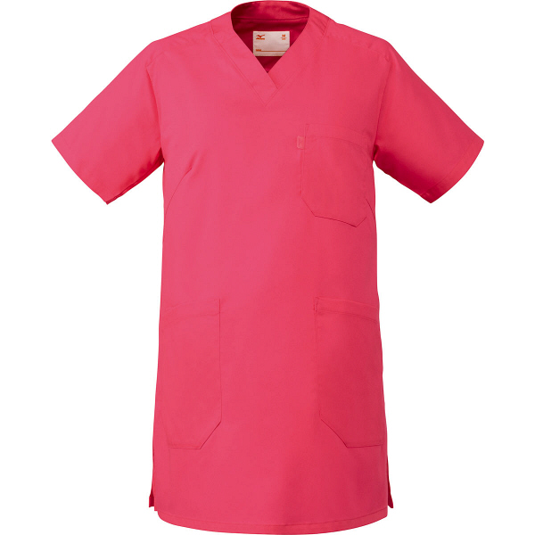 ミズノ ユナイト 医療白衣 マタニティスクラブ MZ0124 ティーローズ（ピンク） M（取寄品）