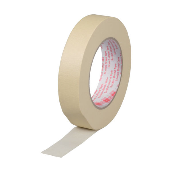 スリーエム ジャパン 3M 耐熱性クレープマスキングテープ 214ー3MNE 50mmX50m 50X50 1巻 325-1161（直送品）