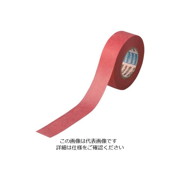 日東電工 日東 マスキングテープ ペイントクイーン No.727 18mm×18m 赤色 NO727-18 1セット(7巻) 258-6703（直送品）