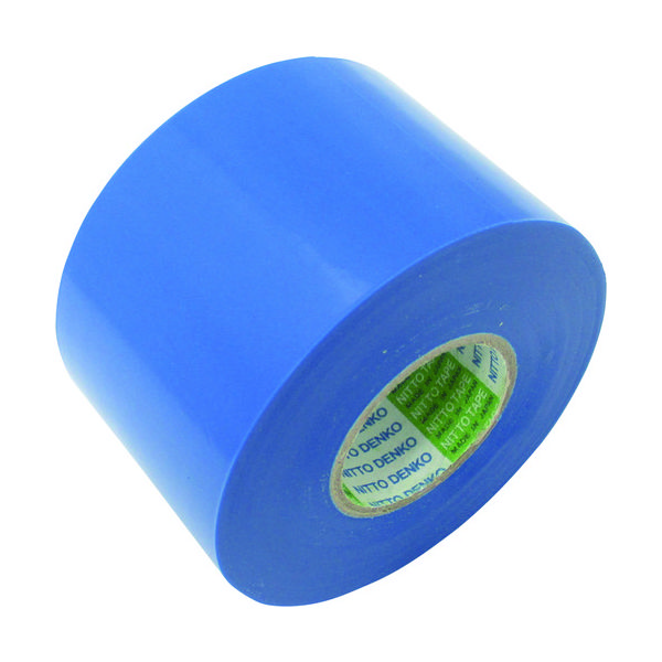 日東電工 日東 脱鉛タイプビニールテープNo.21S 0.2mm×50mm×20m 青 4巻入り 21-50B 1パック(4巻)（直送品）
