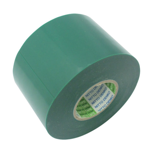 日東電工 日東 脱鉛タイプビニールテープNo.21S 0.2mm×50mm×20m 緑 4巻入り 21-50GN 1パック(4巻)（直送品）