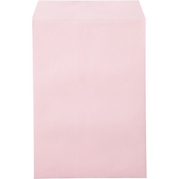 ムトウユニパック ナチュラルカラー封筒 角2（A4） ピンク 100枚 - 封筒